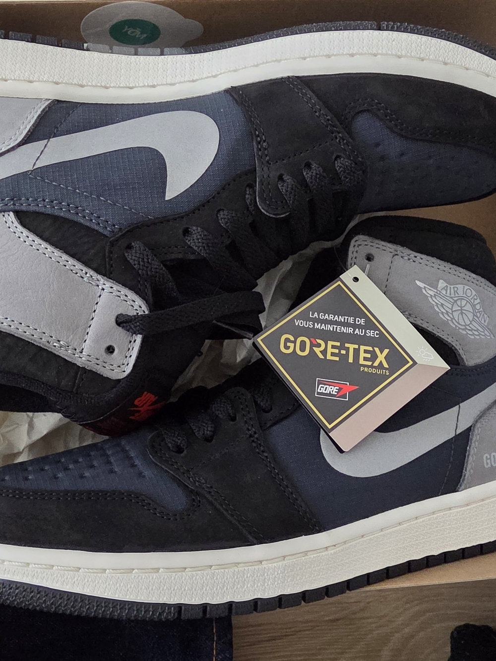 Jordan 1 Black & Gray GORE-TEX
